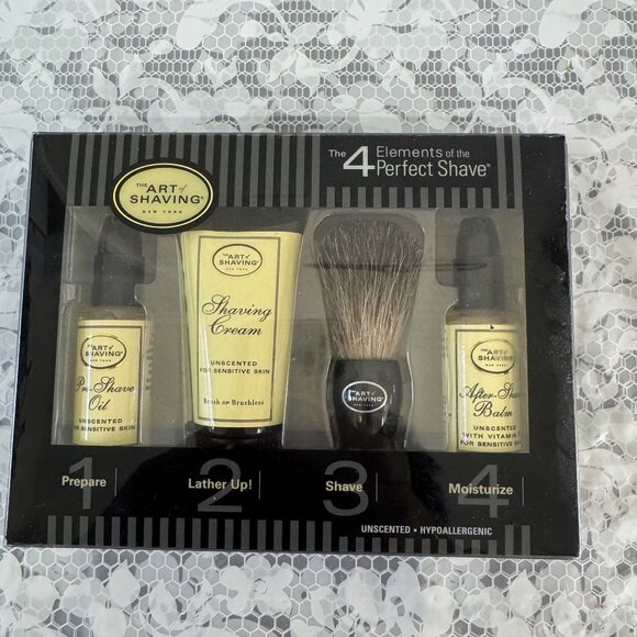 NWOT! The Art Of Shaving 4 Elements of The Perfect Shave Starter Kit - Picture 1 of 4